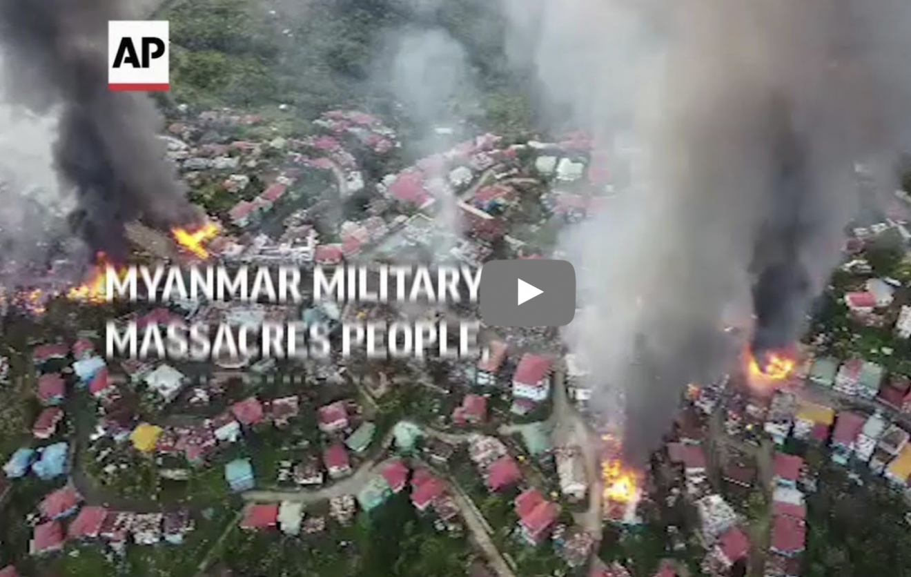 Myanmar AP video: Contains disturbing scenes and images