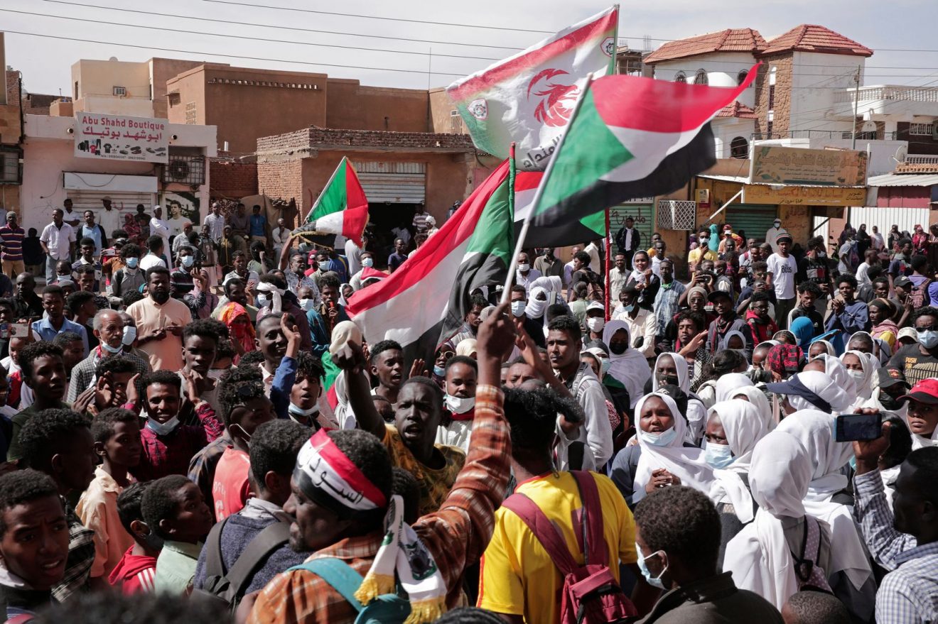 sudan protests jan 22