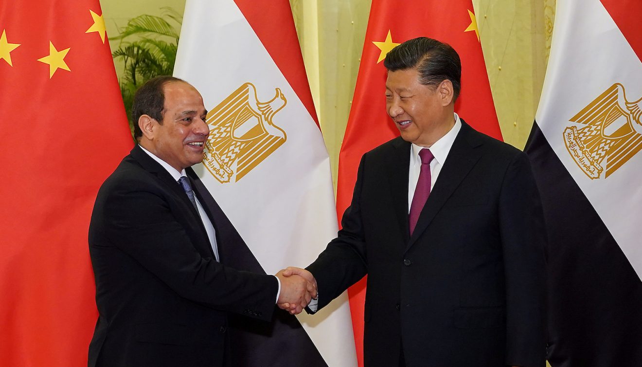 Chinese President Xi Jinping meets with Egypt's President Abdel Fattah El-Sisi in Beijing