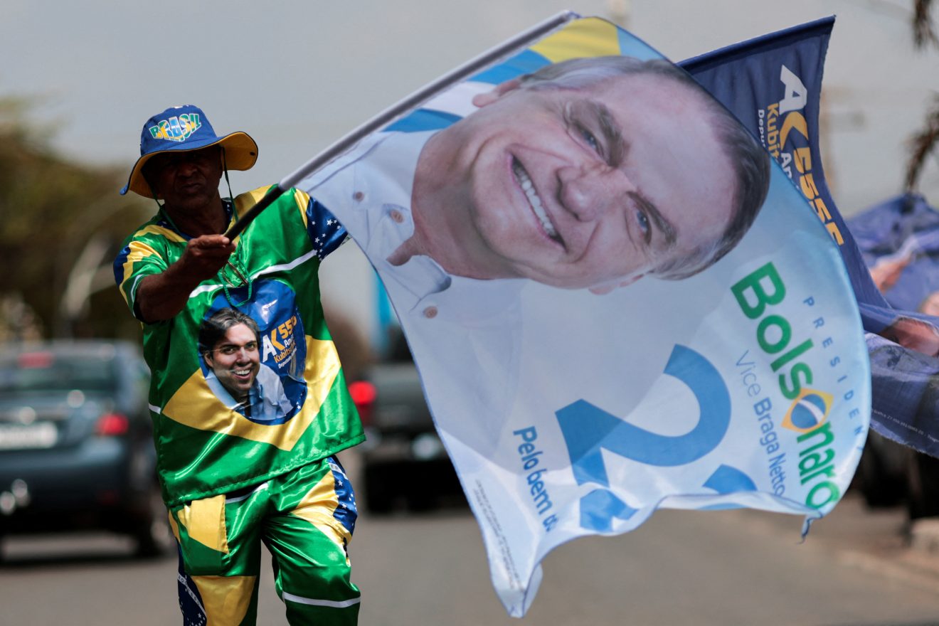 Presidential election campaign in Brasilia