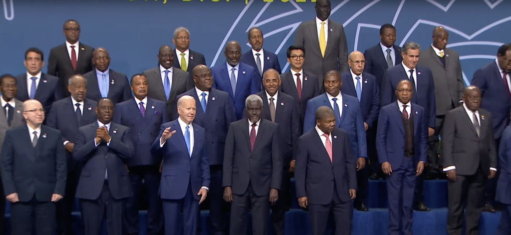 Joe Biden with African leaders